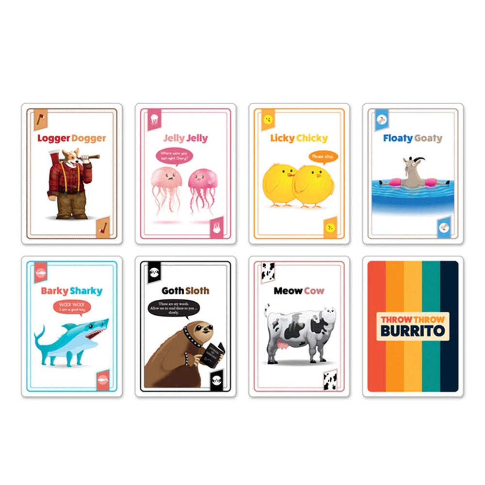 Exploding Kittens Throw Throw Burrito Card Game 2-6 Players