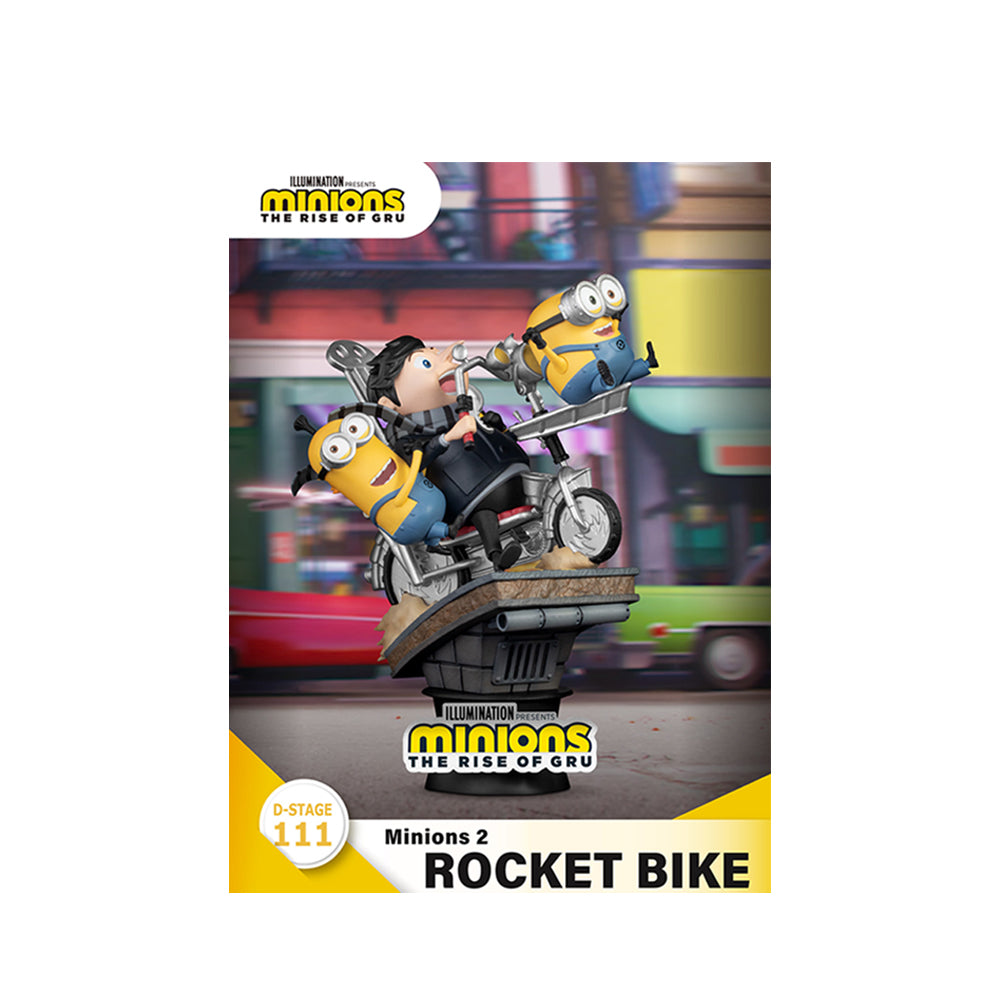 Beast Kingdom D Stage Minons The Rise Of Gru Rocket Bike Figure Collectible