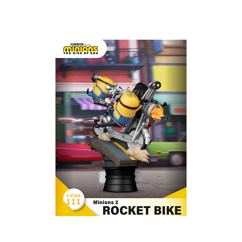 Beast Kingdom D Stage Minons The Rise Of Gru Rocket Bike Figure Collectible