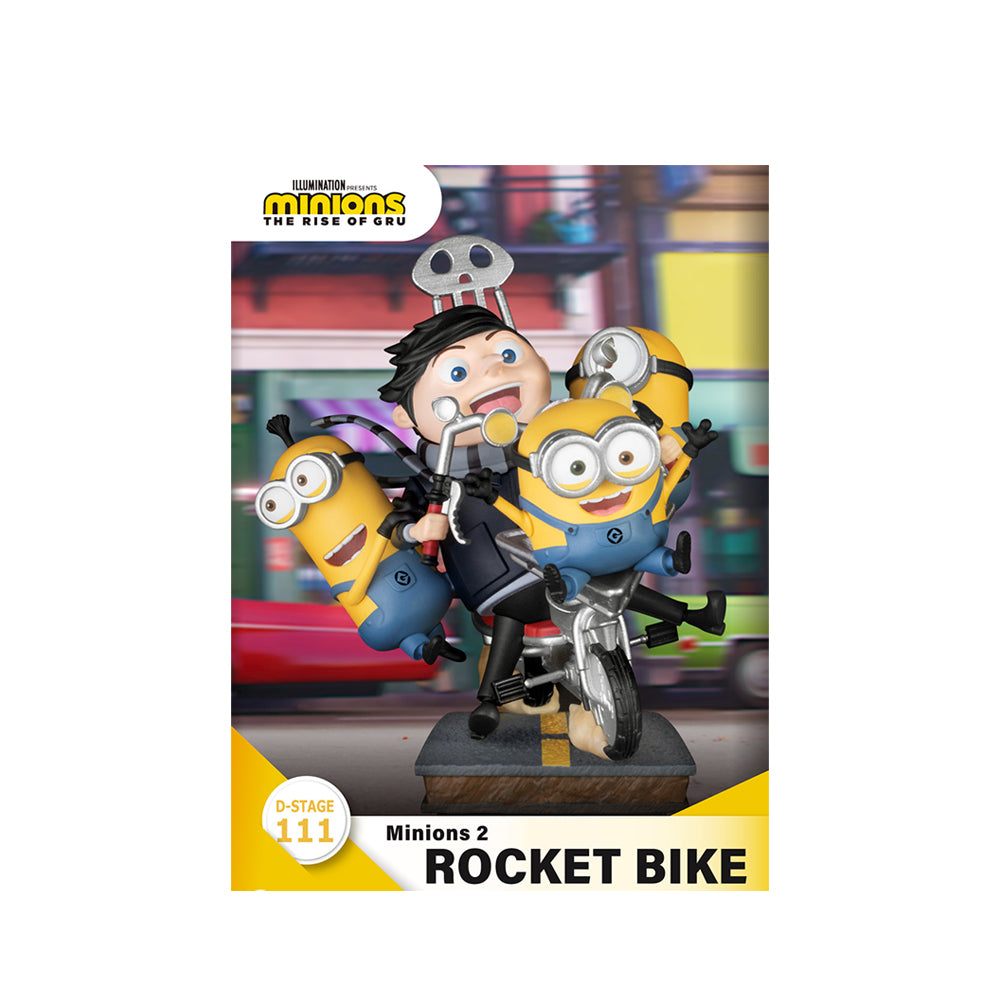 Beast Kingdom D Stage Minons The Rise Of Gru Rocket Bike Figure Collectible
