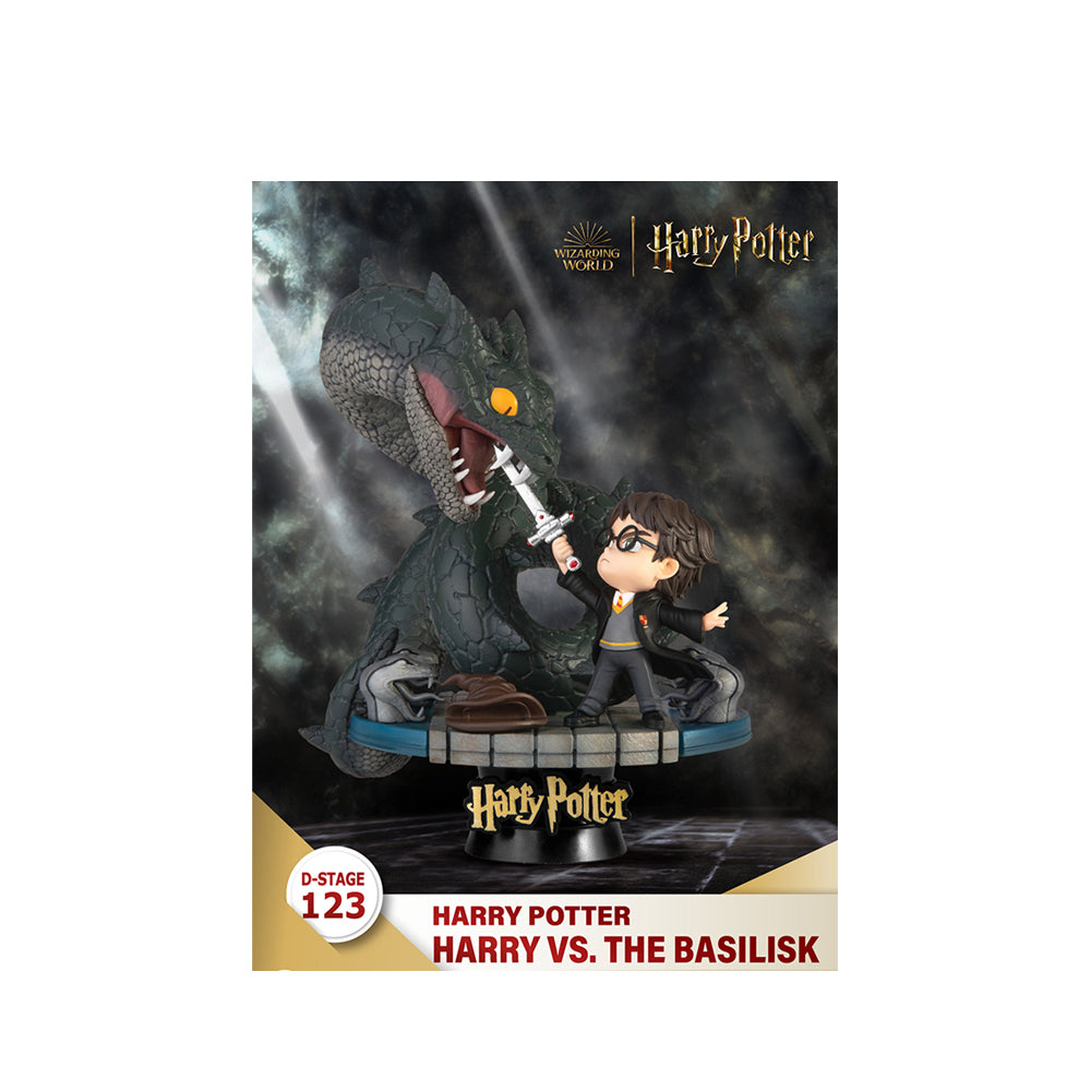 Beast Kingdom D Stag Harry Potter Harry VS Basilisk Figure Collectible