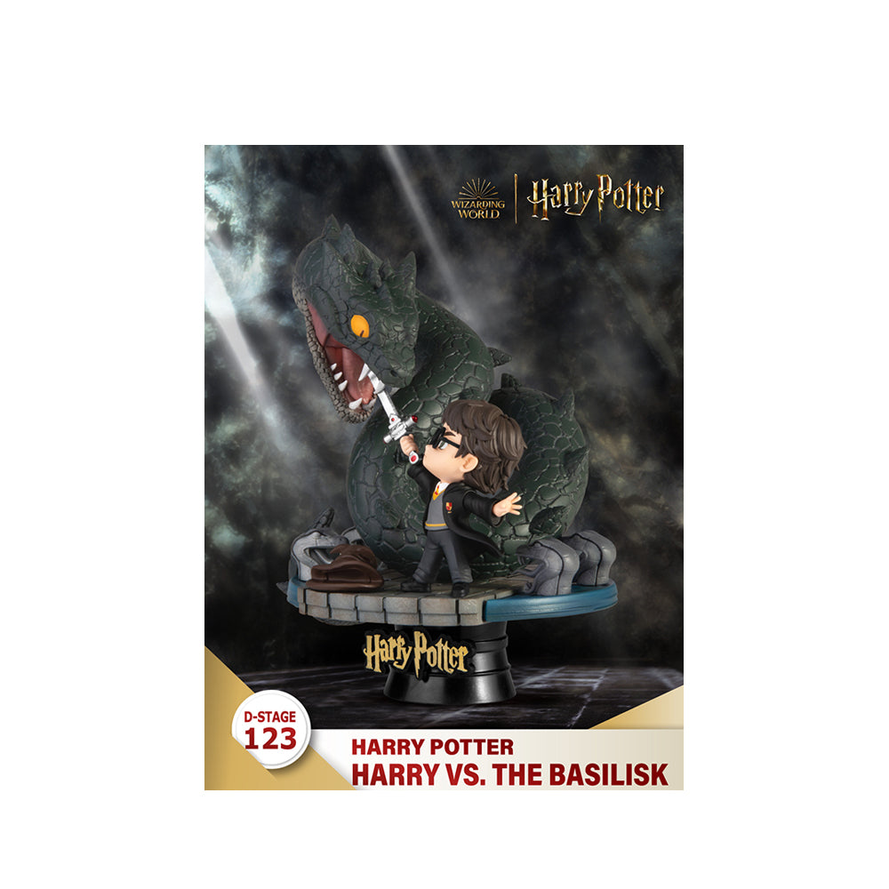 Beast Kingdom D Stag Harry Potter Harry VS Basilisk Figure Collectible