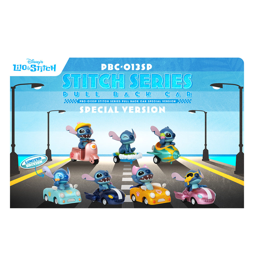Beast Kingdom Stitch Series Pull Back Car Special Version Sports Car Model