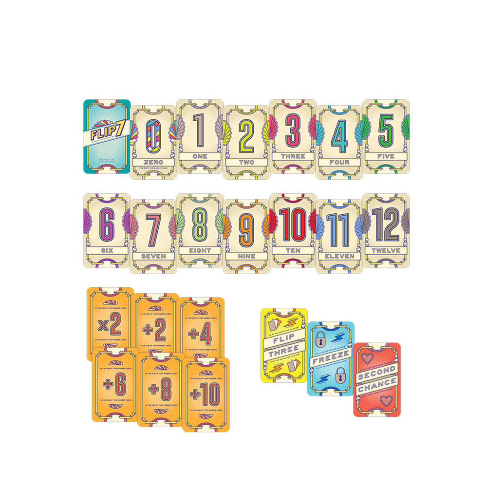 Flip 7 Hangsell Edition Card Party Game