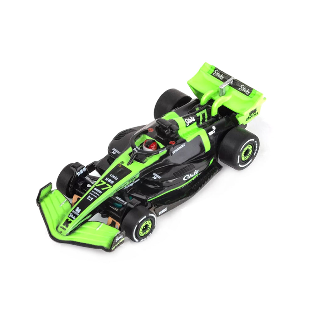 AFX Sauber F1 C44 Stake #77 2024 Formula One Slot Car Model