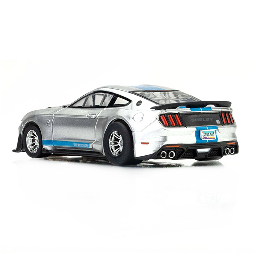 AFX Shelby Mustang GT-500 KR 2022 Race Slot Car Silver Model Toy