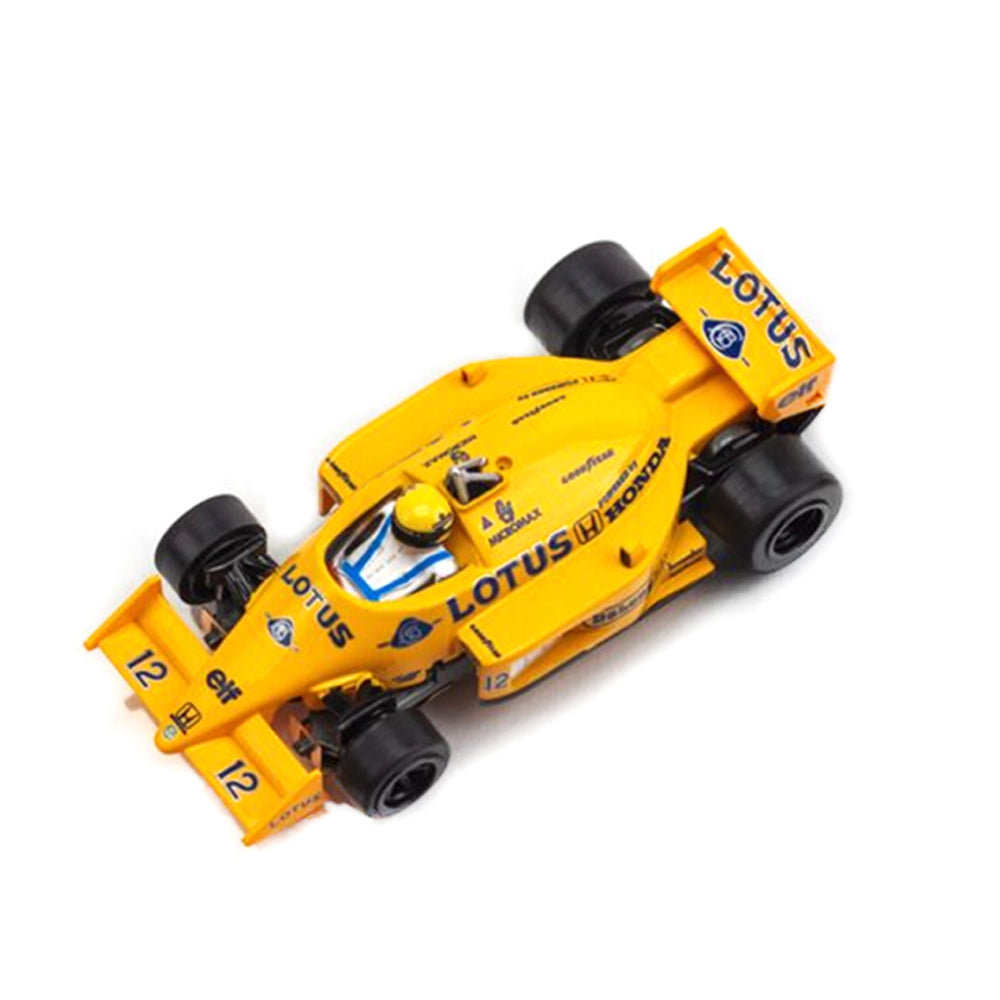 AFX Lotus 99T 1987 Ayrton Senna #12 Mega G+ HO Scale Slot Car Toy Model