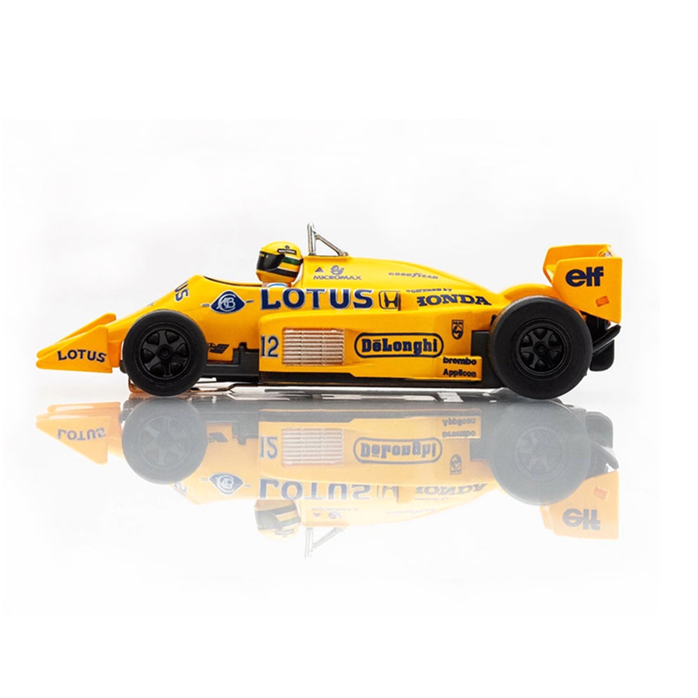 AFX Lotus 99T 1987 Ayrton Senna #12 Mega G+ HO Scale Slot Car Toy Model