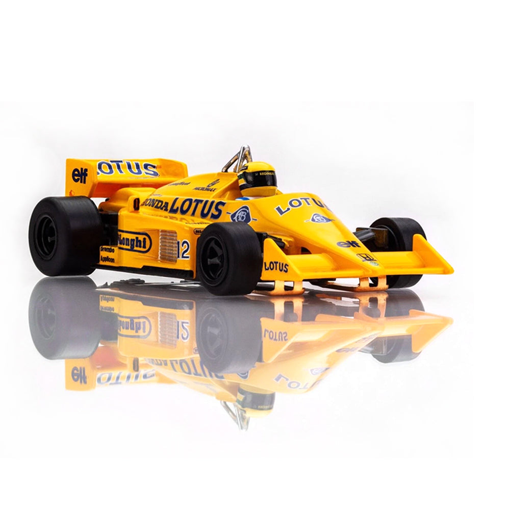AFX Lotus 99T 1987 Ayrton Senna #12 Mega G+ HO Scale Slot Car Toy Model
