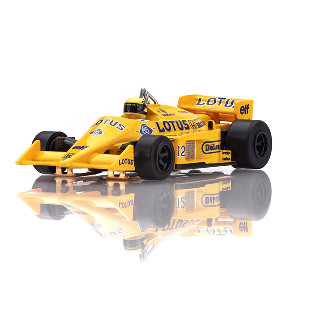 AFX Lotus 99T 1987 Ayrton Senna #12 Mega G+ HO Scale Slot Car Toy Model