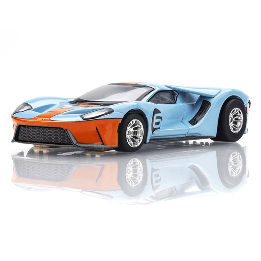 AFX Mega G+ Ford GT Hertage Gulf #6 HO Scale Slot Car Model