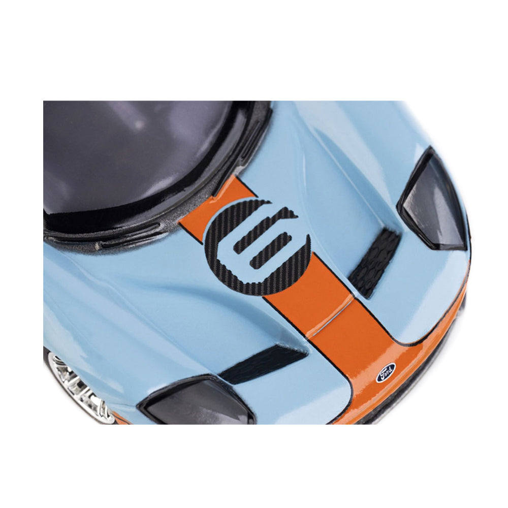AFX Mega G+ Ford GT Hertage Gulf #6 HO Scale Slot Car Model