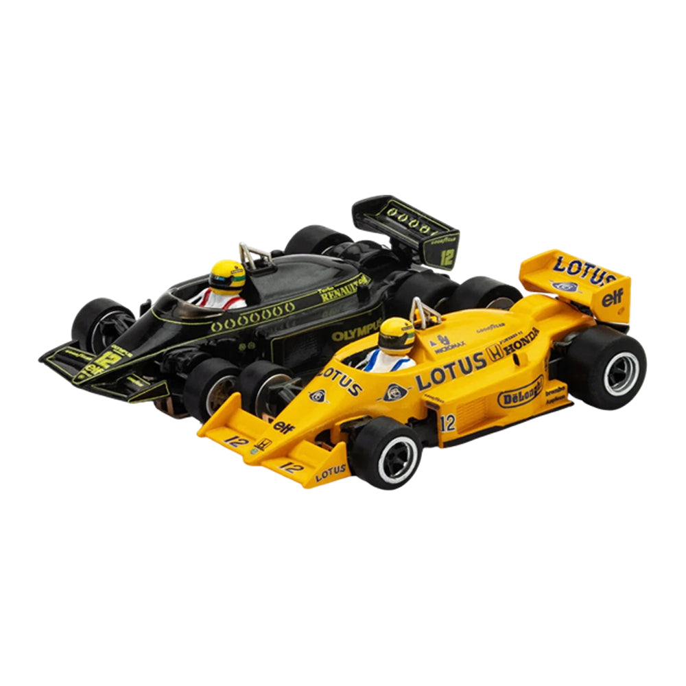 AFX 1:64 Scale Aryton Senna Set Limited Edition Race Slot Car Model Kit Toy