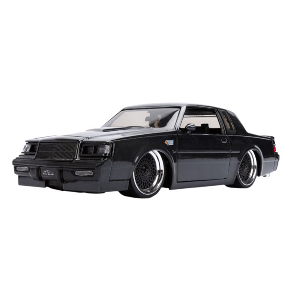 Jada 1:24 Scale Pink Slips 1987 Buick Grand National Black Diecast Car