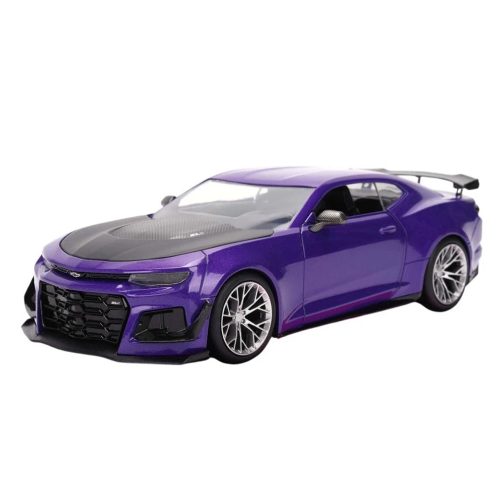 Jada 1:24 Scale Pink Slips 2024 Chevrolet Camaro ZL1 1LE Purple Diecast Car