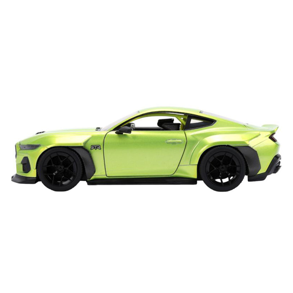 Jada 1:24 Scale Pink Slips 2025 Ford Mustang RTR Spec 5-D Green Diecast Car