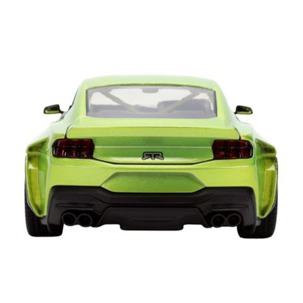 Jada 1:24 Scale Pink Slips 2025 Ford Mustang RTR Spec 5-D Green Diecast Car