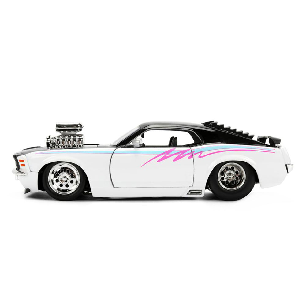 Jada 1:24 Scale Big Time Muscle 1970 Ford Mustang Boss 429 Diecast Vehicle