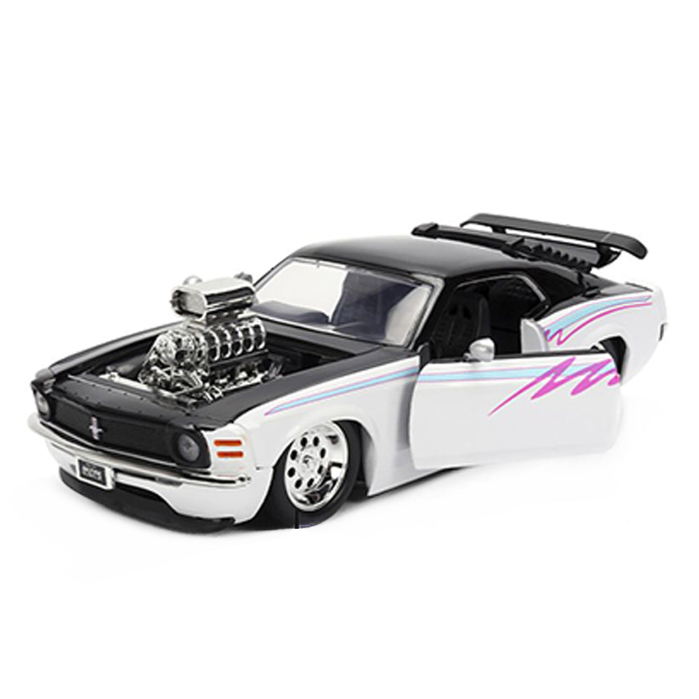 Jada 1:24 Scale Big Time Muscle 1970 Ford Mustang Boss 429 Diecast Vehicle