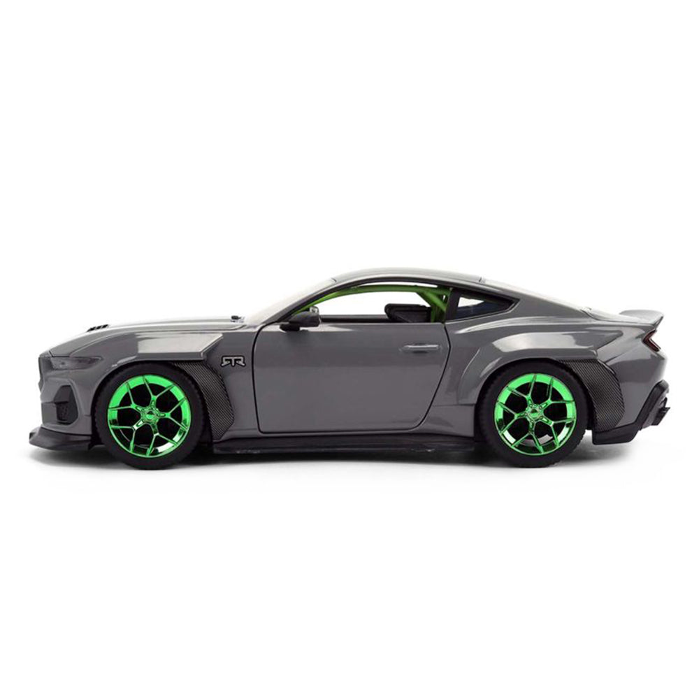 Jada 1:24 Scale Big Time Muscle Ford Mustang RTR Green Wheels Diecast Car