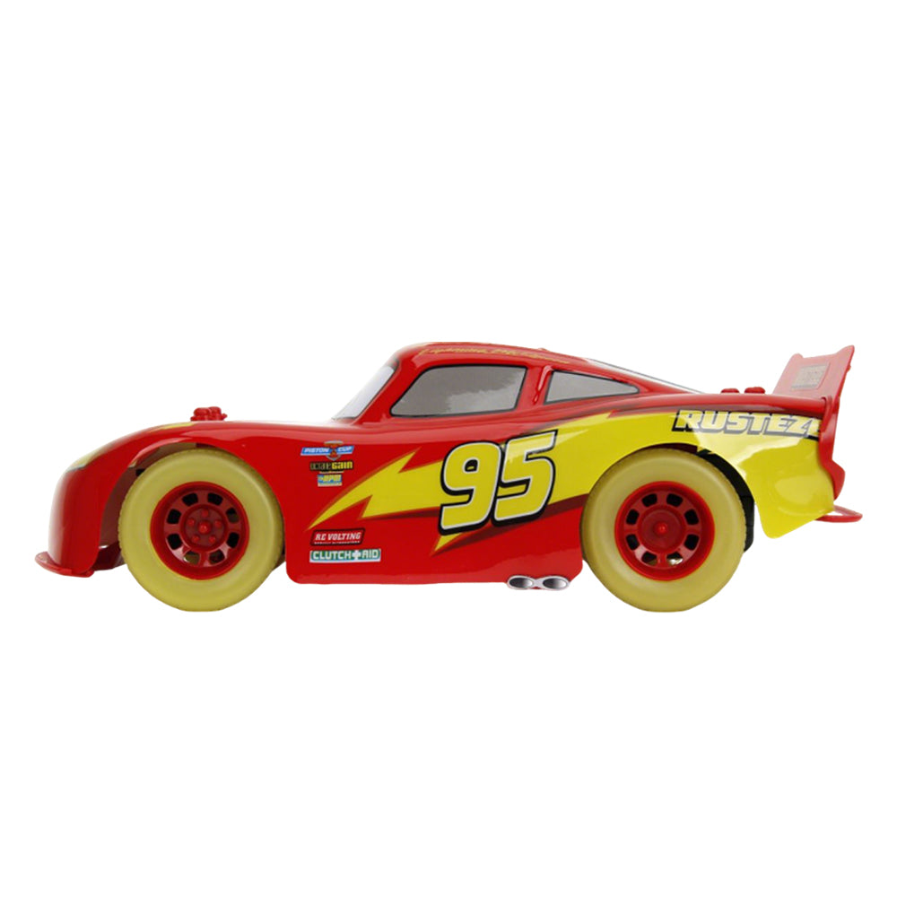 Jada 1:14 Scale Cars Lightning Mcqueen Glow Racers Remote Control Vehicle