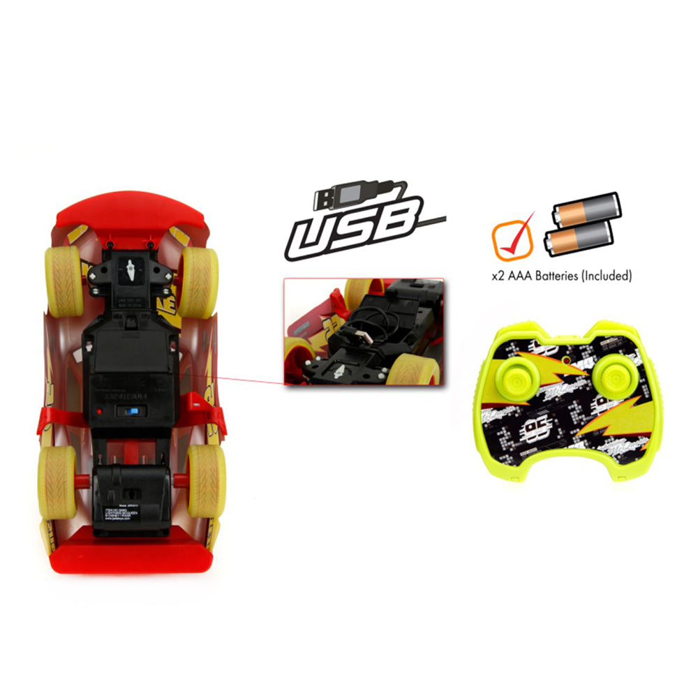 Jada 1:14 Scale Cars Lightning Mcqueen Glow Racers Remote Control Vehicle