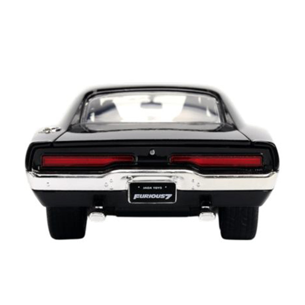 Jada 1:24 Scale Fast & Furious 1970 Dodge Charger Street Black Diecast Car