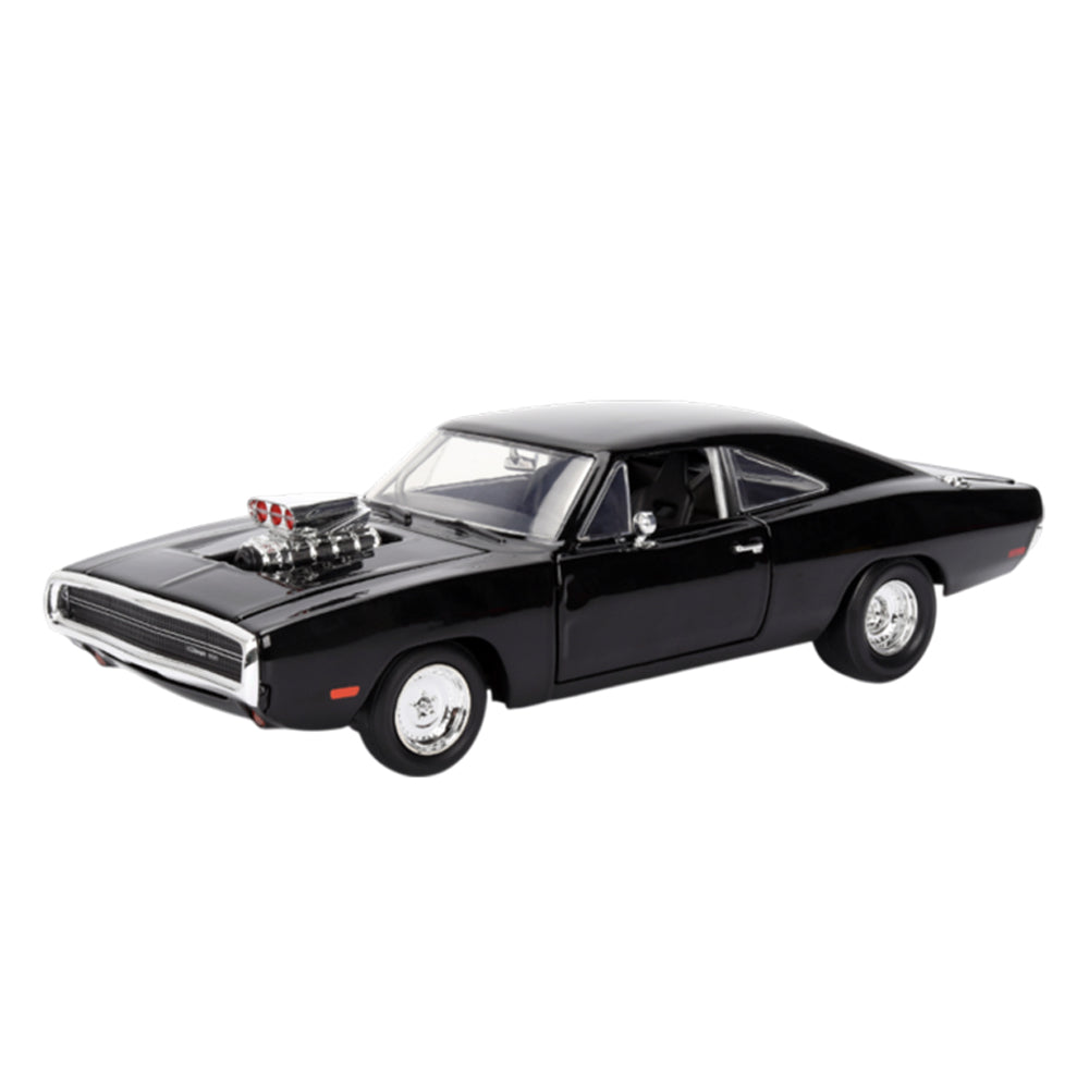 Jada 1:24 Scale Fast & Furious 9 1970 Dom's Dodge Charger R/T Black Diecast Car