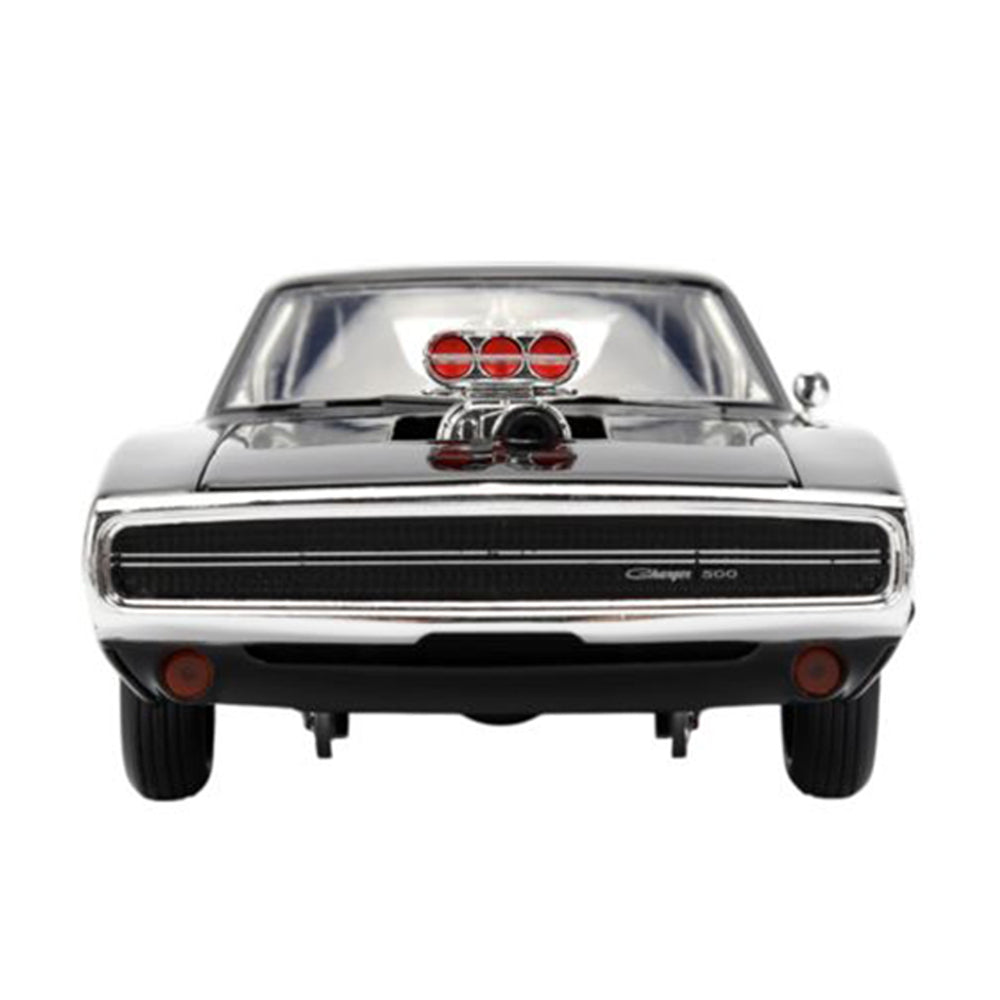 Jada 1:24 Scale Fast & Furious 9 1970 Dom's Dodge Charger R/T Black Diecast Car