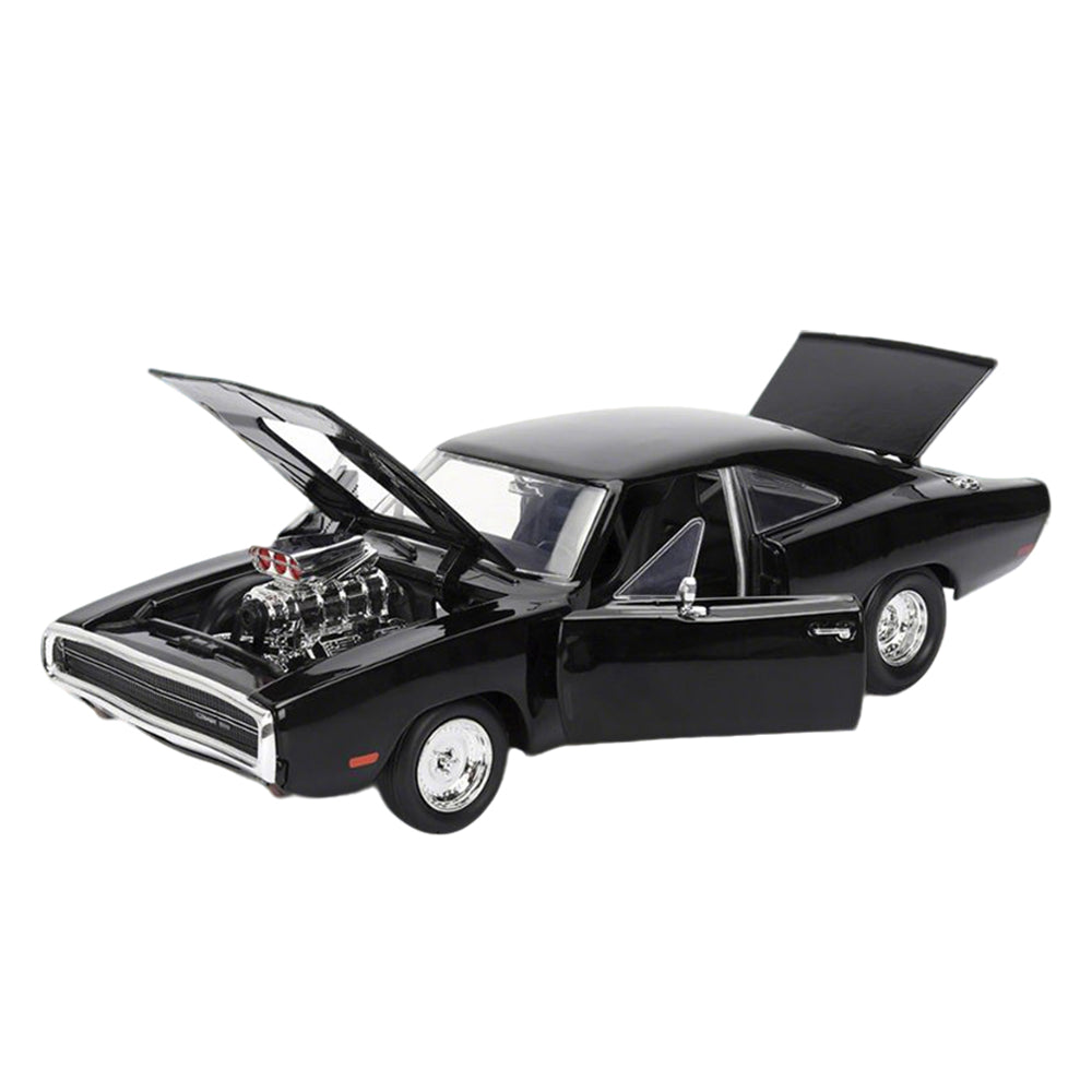 Jada 1:24 Scale Fast & Furious 9 1970 Dom's Dodge Charger R/T Black Diecast Car