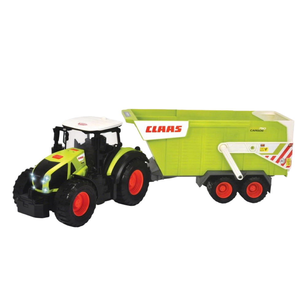 Dickie Toys CLAAS Farm Tractor & Trailer Sound & Light Vehicle Model