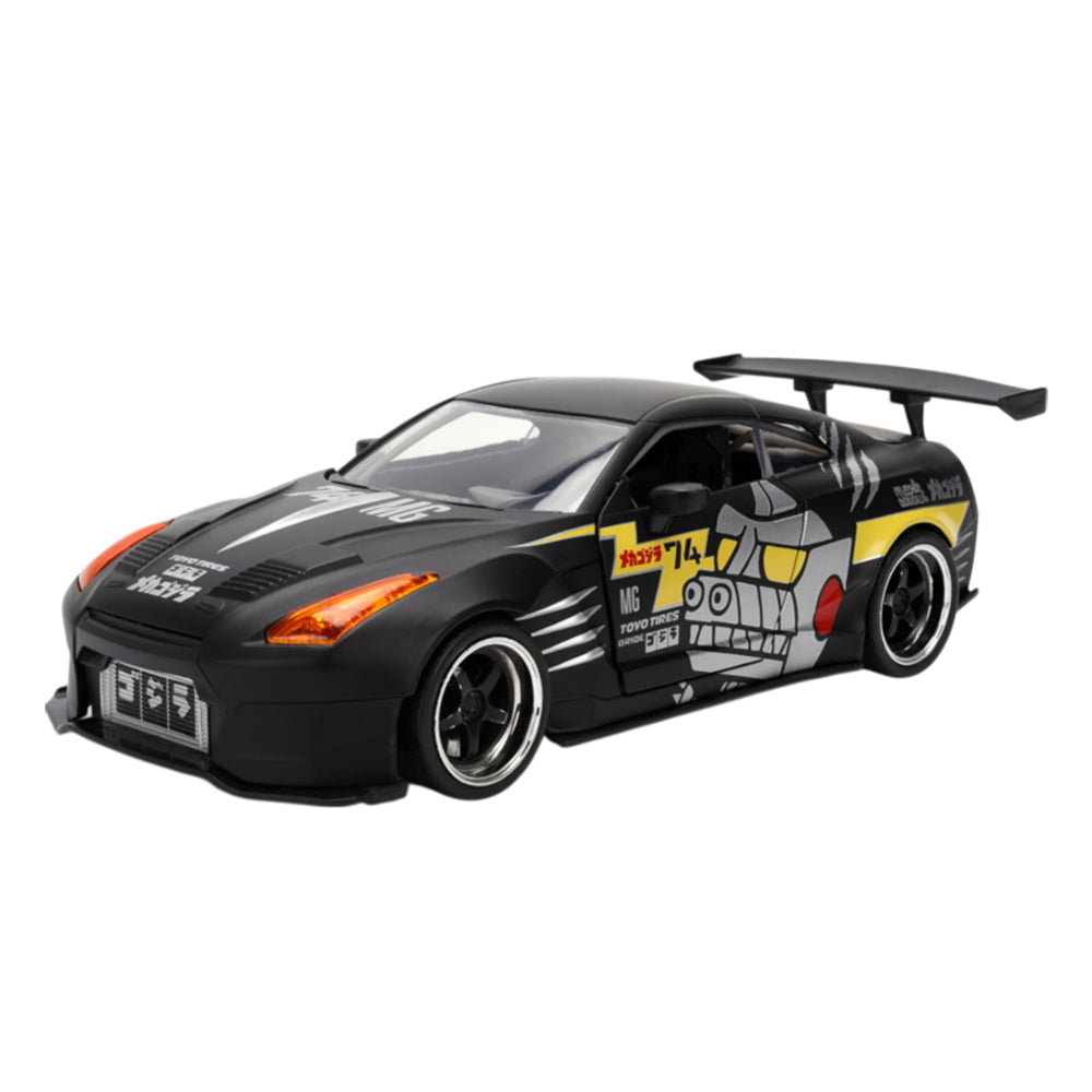 Jada 1:24 Scale Godzilla 2009 Nissan GT-R R35 Ben Sopra Diecast Vehicle