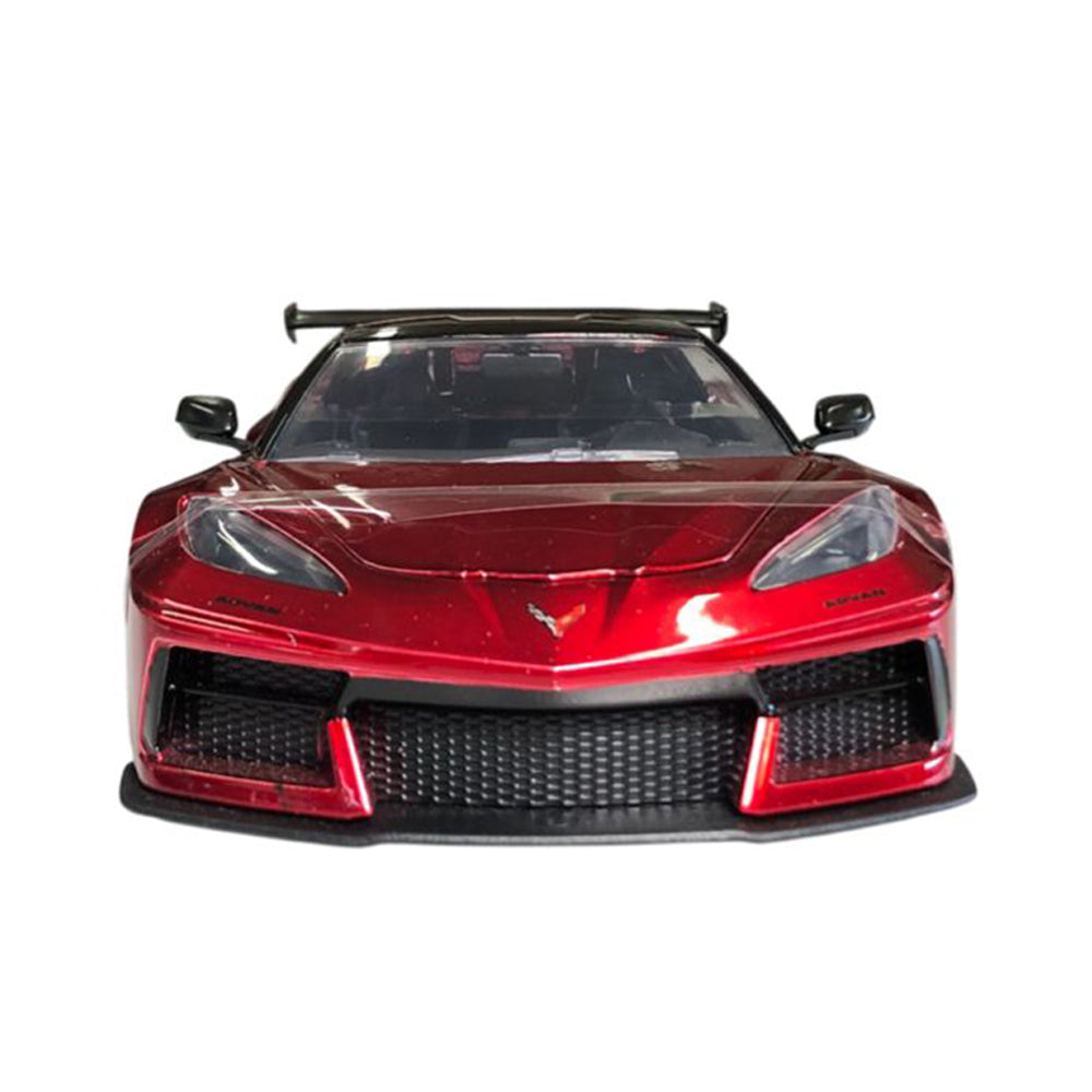 Jada 1:24 Pink Slips Chevrolet Corvette C8 Liberty Walk Red Diecast Car