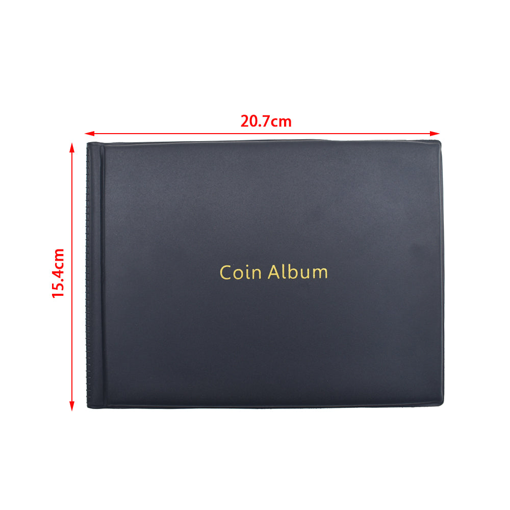 240 Holders Pockets Collection Book Coin Collecting Money Storage Album