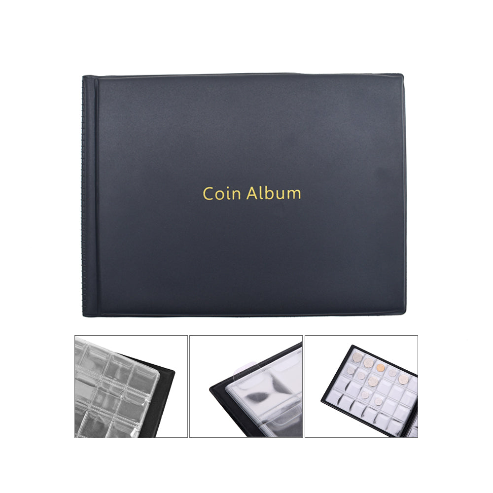 240 Holders Pockets Collection Book Coin Collecting Money Storage Album