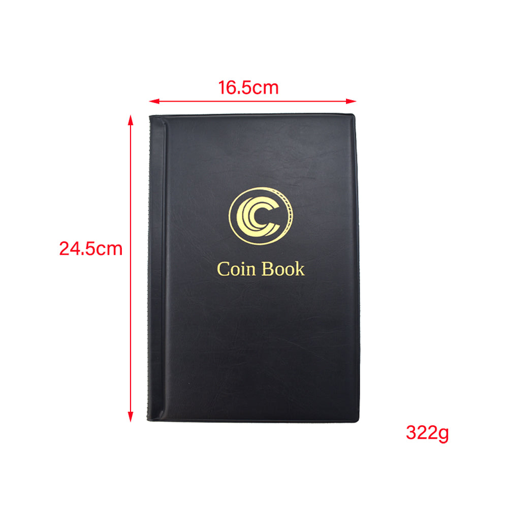150 Holders Pockets Collection Book Coin Collecting Money Penny Storage Album