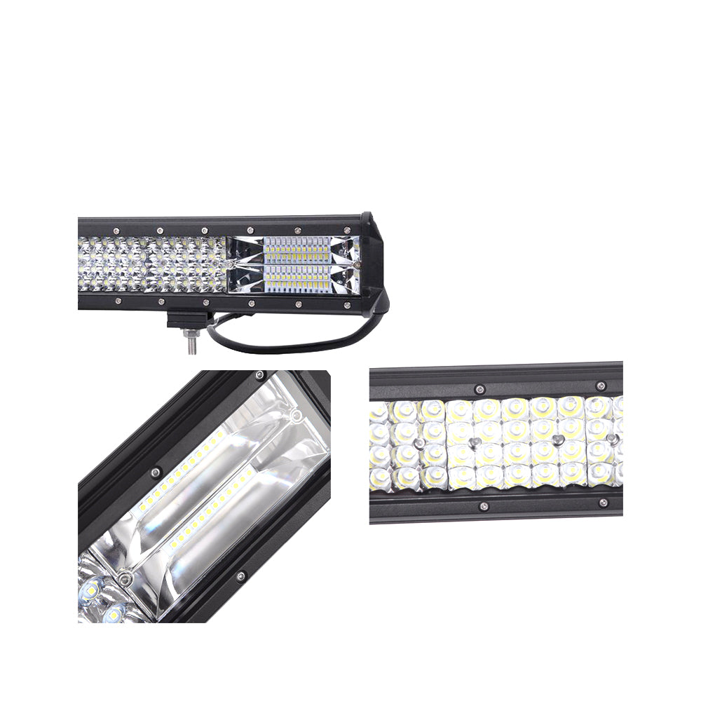 20 Inch Philips LED Light Bar Quad Row Combo Beam 4x4 Work Driving Lamp 4wd