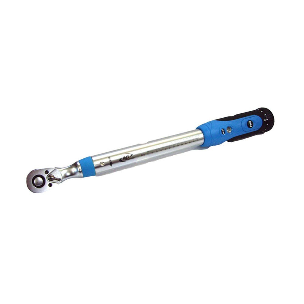 Warren & Brown W002 Convex Screen Torque Wrench 5-25Nm 1/4" Square Drive Auto Reset Scale