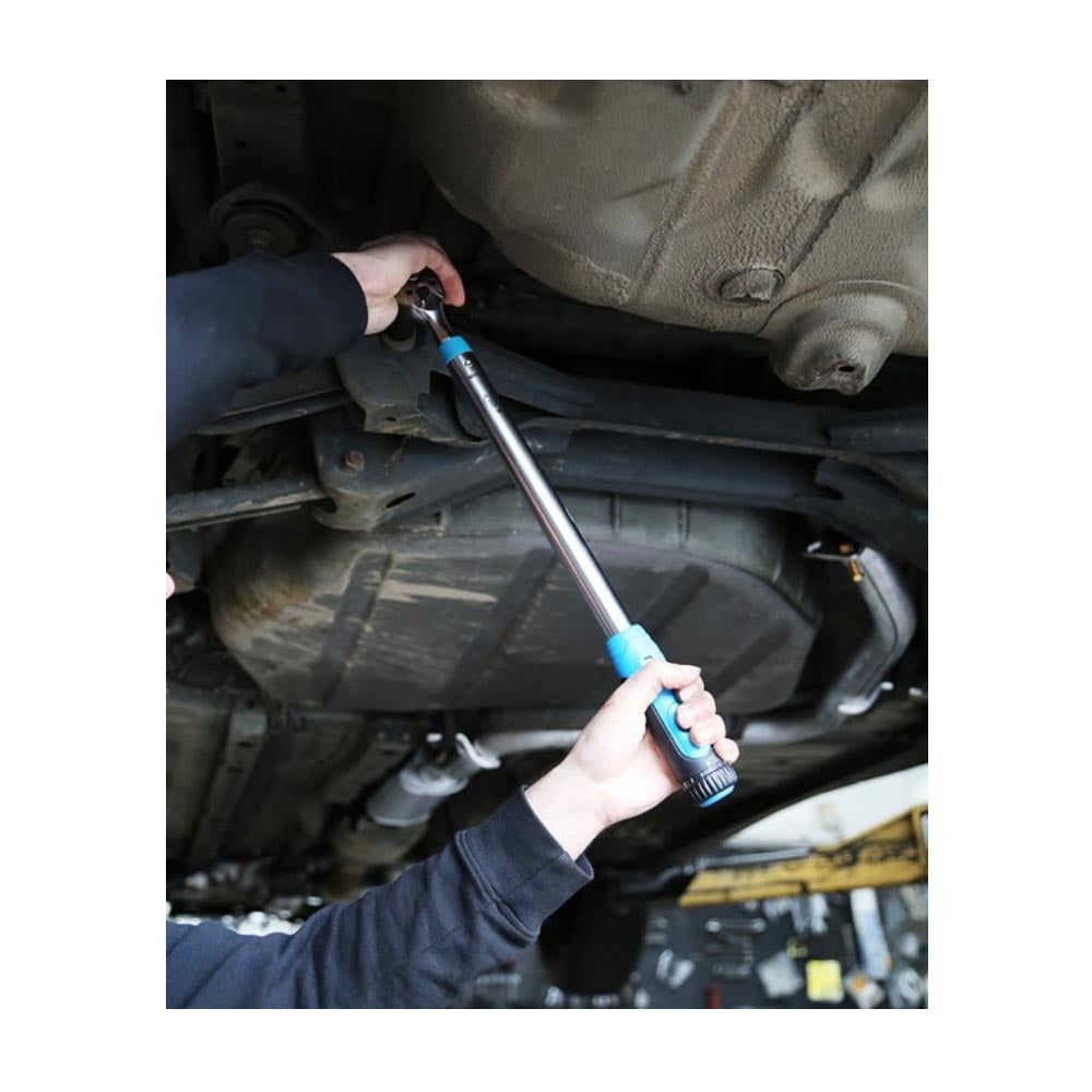Warren & Brown W002 Convex Scale Screen Torque Wrench 3/4"Drive 150-750Nm Auto Reset 127cm