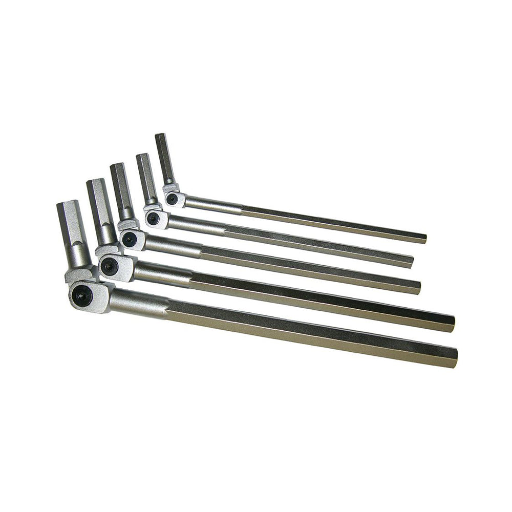 Warren & Brown 5pc Imperial Universal Hex Key Set For Automobile Heavy Industry