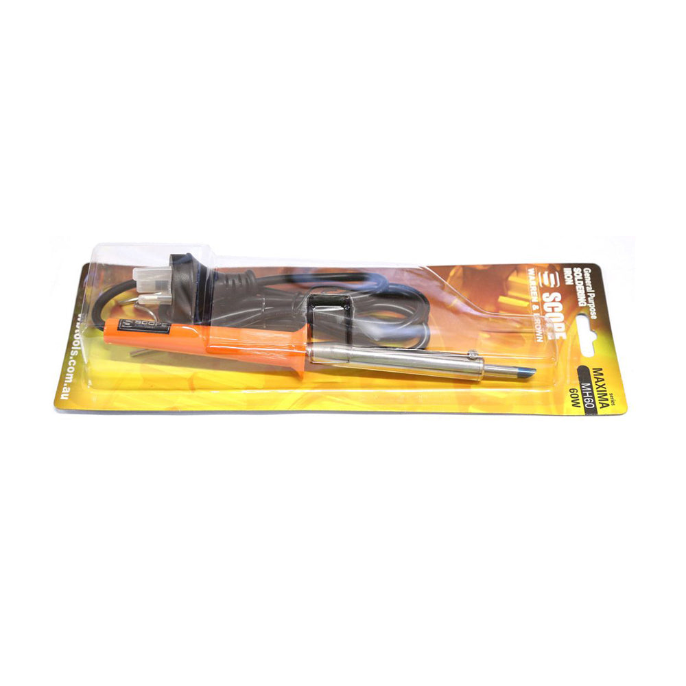 Warren & Brown 60 Watt 240 Volt Pencil Type Soldering Iron For Electronics Hobbie Wiring