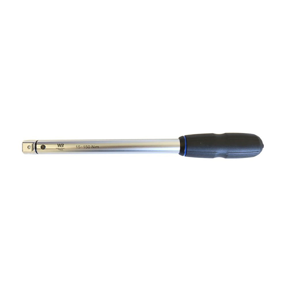 Warren & Brown Interchangeable Head Preset Torque Wrench 9x12mm Drive 15 - 150Nm