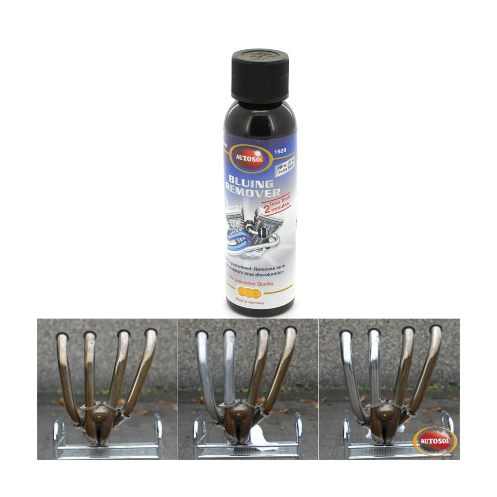 Autosol Motorcycle Stainless Steel Exhaust Pipes Bluing Remover 125ml