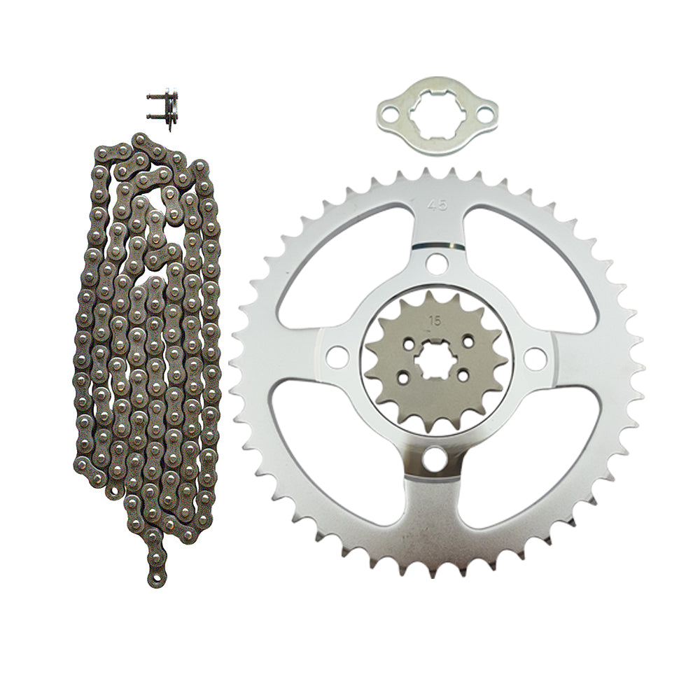 Chain And Sprocket Kit 15/45 Fit Honda CT110 Postie Bike CT110X