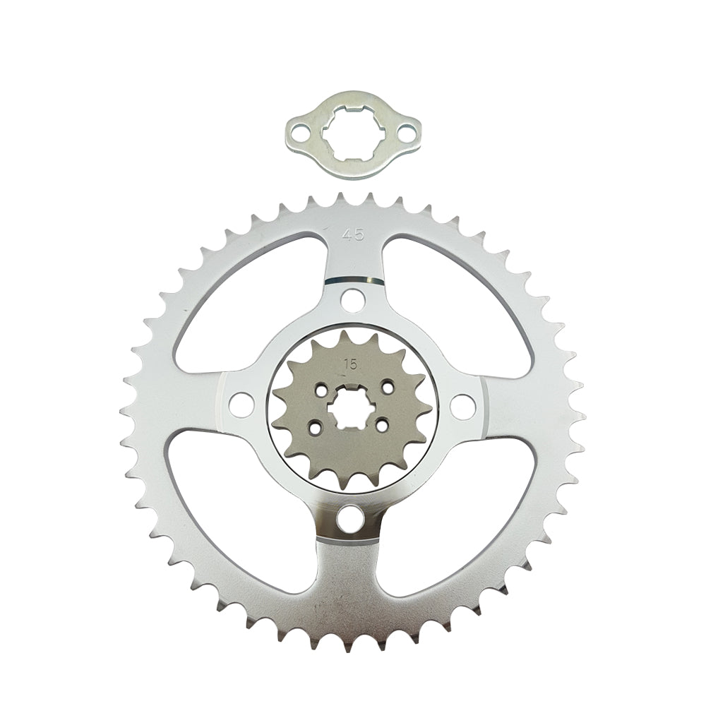 Chain And Sprocket Kit 15/45 Fit Honda CT110 Postie Bike CT110X