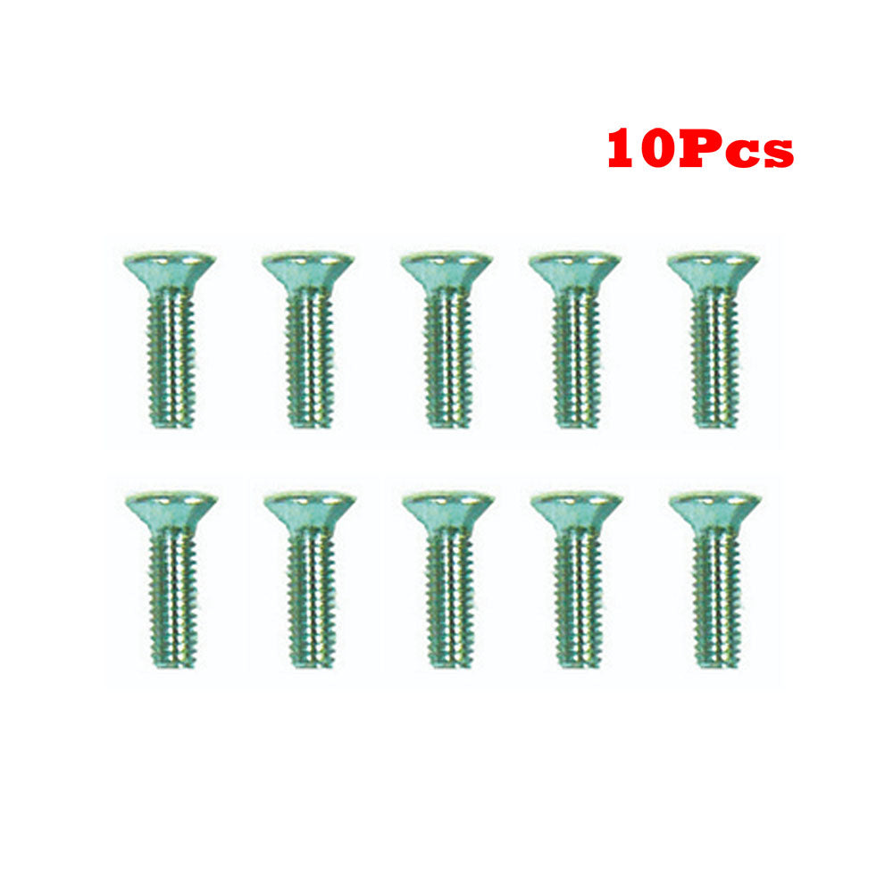 Universal 10 Pieces M4 x 10mm Countersunk Screw Motorcycle Machine Parts