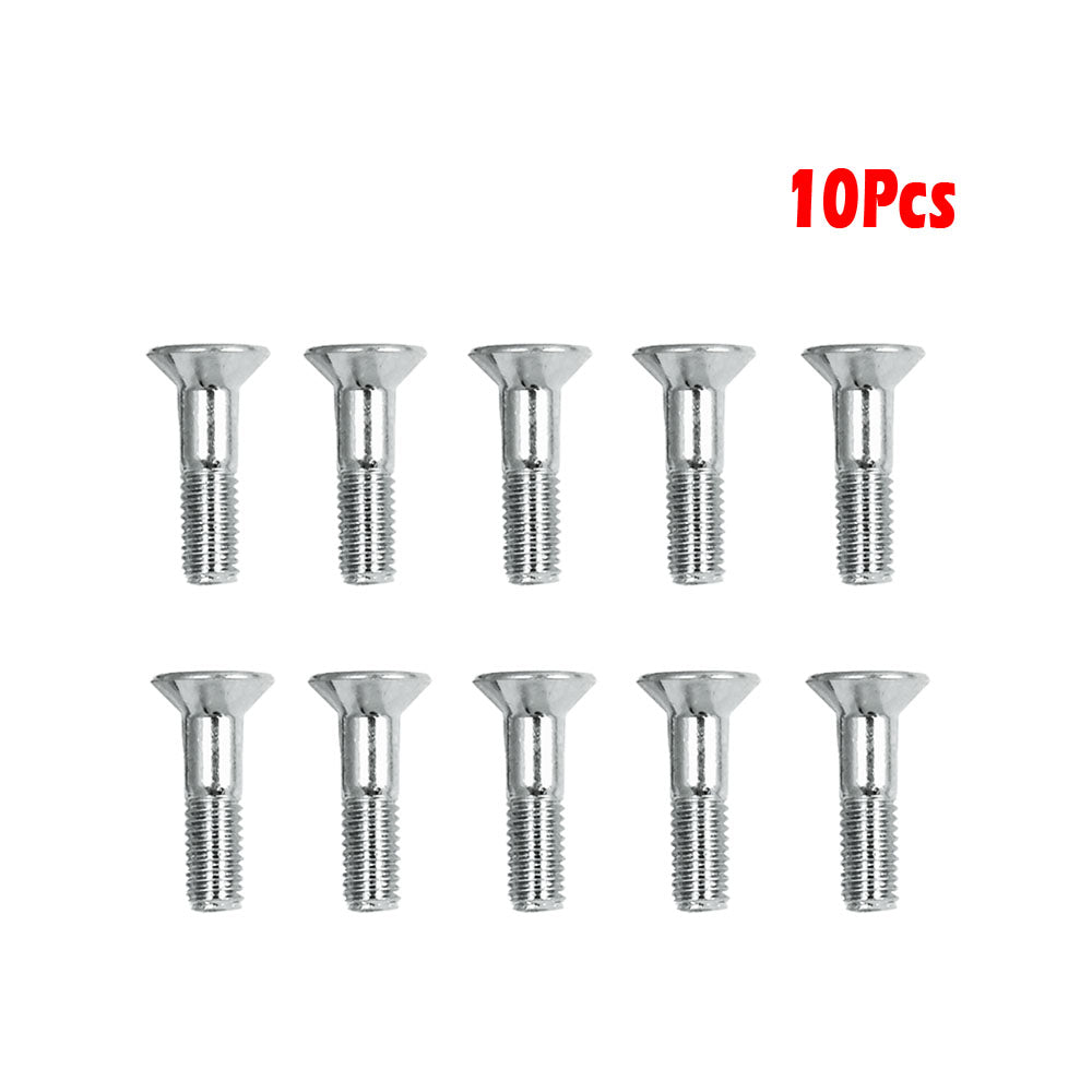 10Pcs Counter Sunk Flat Head 8 x 25mm Sprock Bolt For Fastened Machine Parts