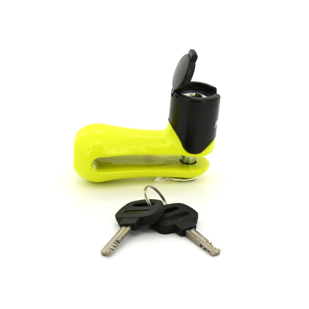 2 Keys Motorcycle Dirt-Bike Security Brake Wide Size 10mm Pin Wheel Disc Lock
