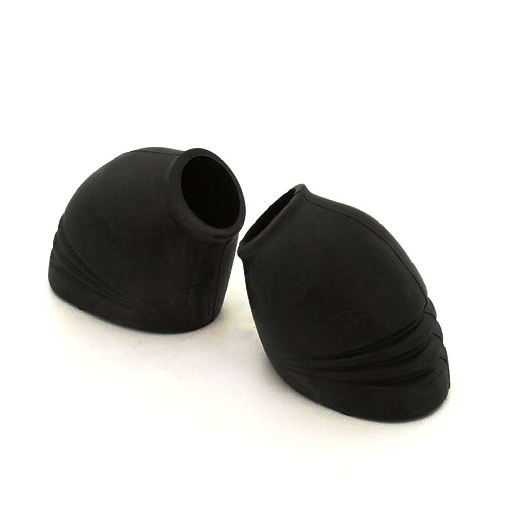 2Pcs Black Motocross Motorcycle Racing Bike Footpeg Spring Cover Boots