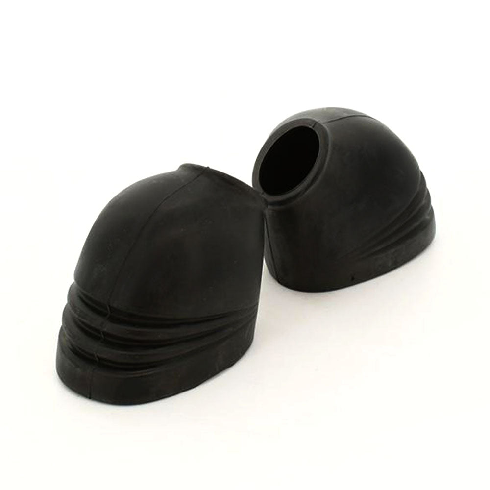 2Pcs Black Motocross Motorcycle Racing Bike Footpeg Spring Cover Boots